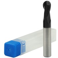 2 Flute TiAIN Coated Ball Nose End Mill