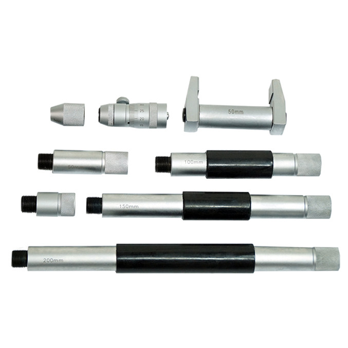 Tubular Rod Inside Micrometer Set 50-600mm 0.01mm