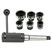 MT3 Sliding Tailstock Die Holder Set - Metric