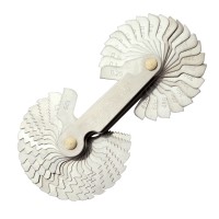 Thread Gauges Set 50/60deg, Metric/Whitworth 52 leaves