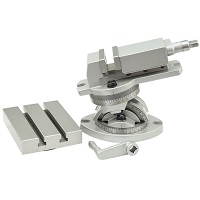 Tilting Radial & Swivel Vice 50mm w. Tee Slotted Table